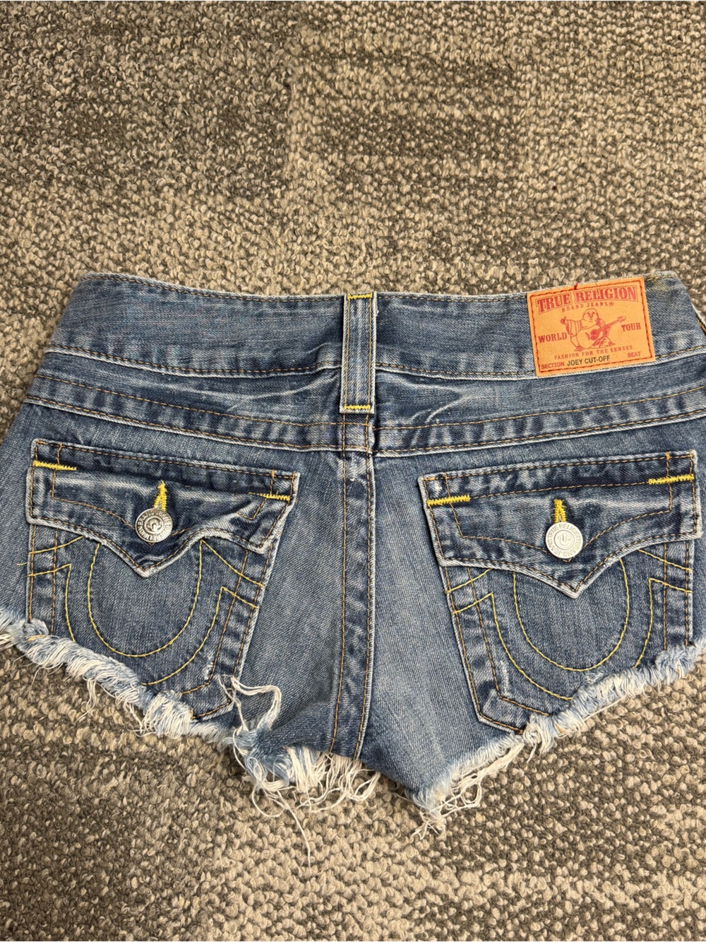 True Religion Jeans Shorts Joey Size 25 - Picture 1 of 3